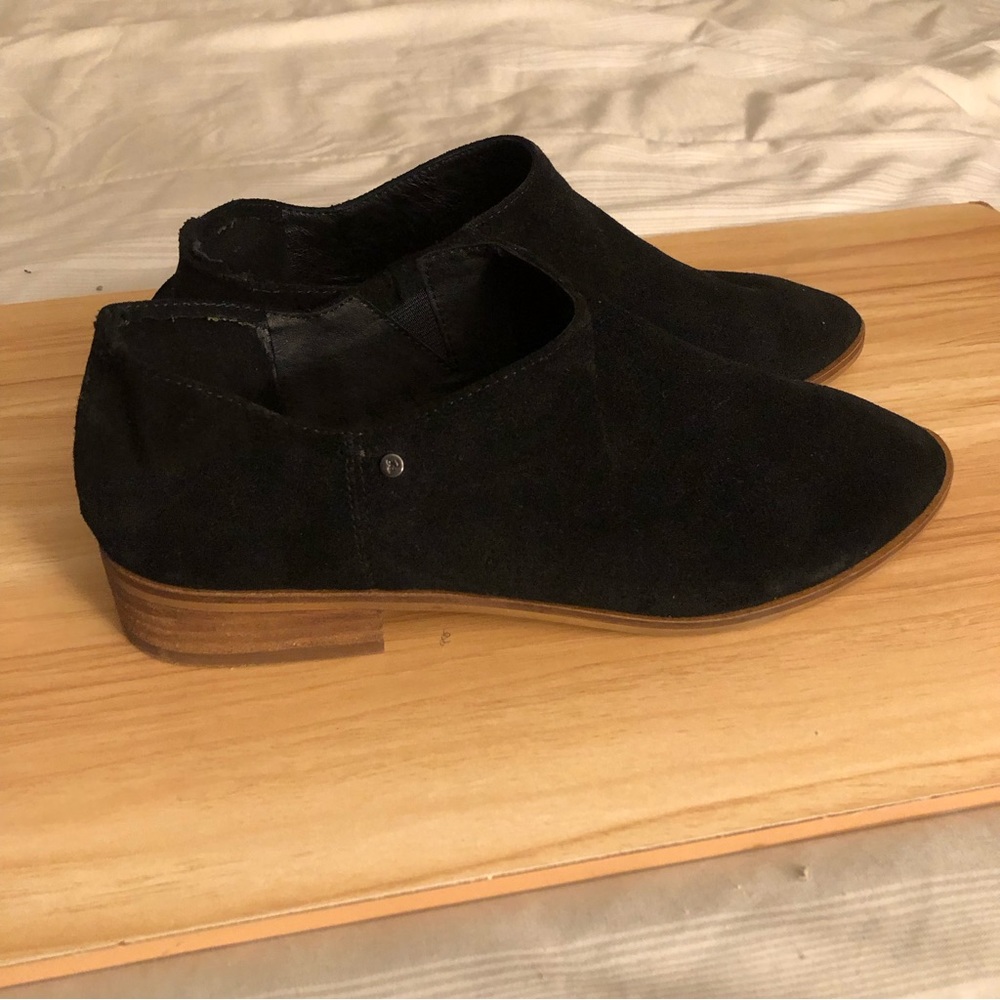 Sam Edelman Black Suede Booties Pacey Sz 7.5